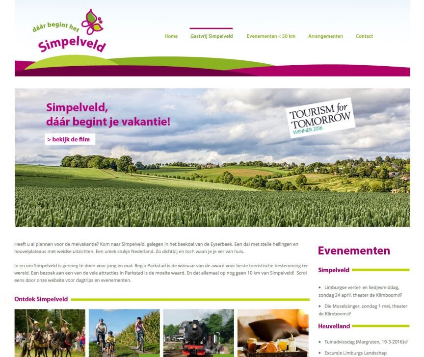 Webdesign Toeristisch Simpelveld