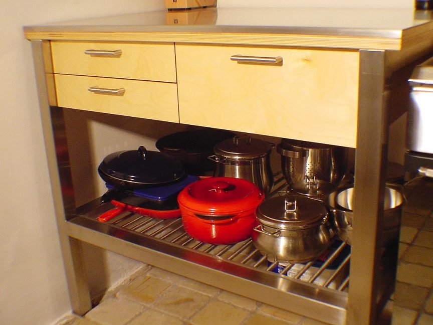 Keuken op maat in Leiden, berken en RVS