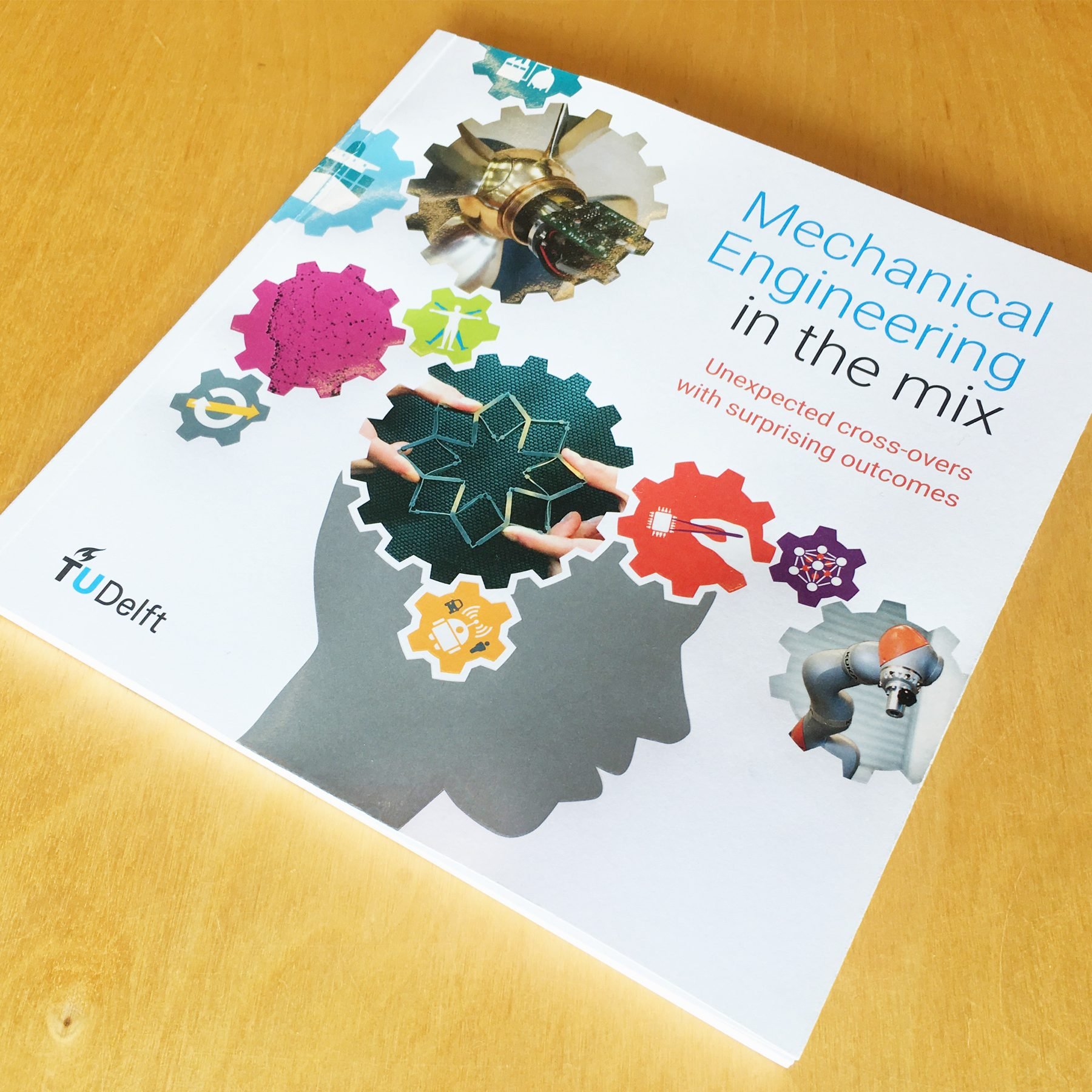 TU Delft 3mE Book design Mechanical engineering in the mix-cover