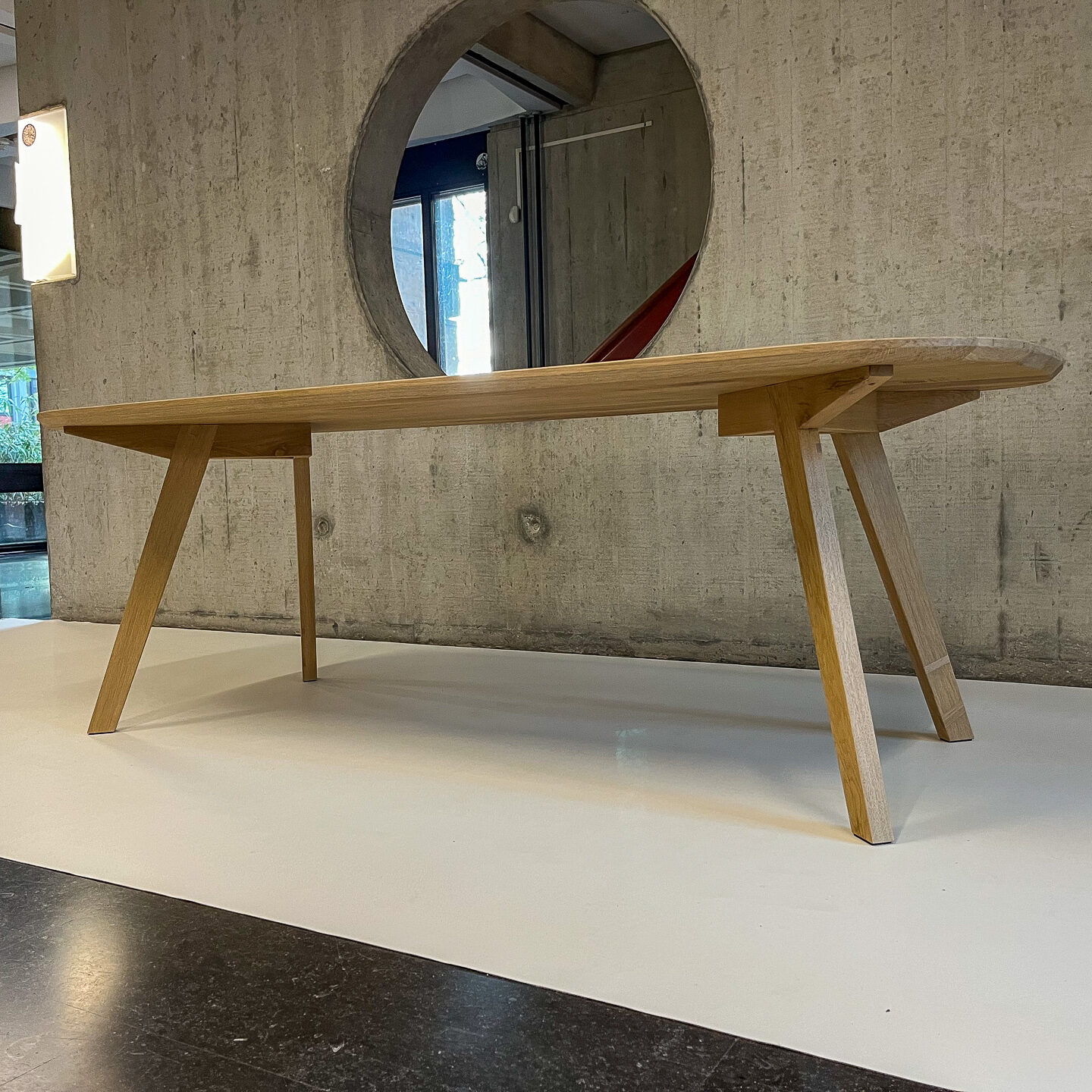 Mooi zicht op dit bijzondere eigen ontwerp onderstel