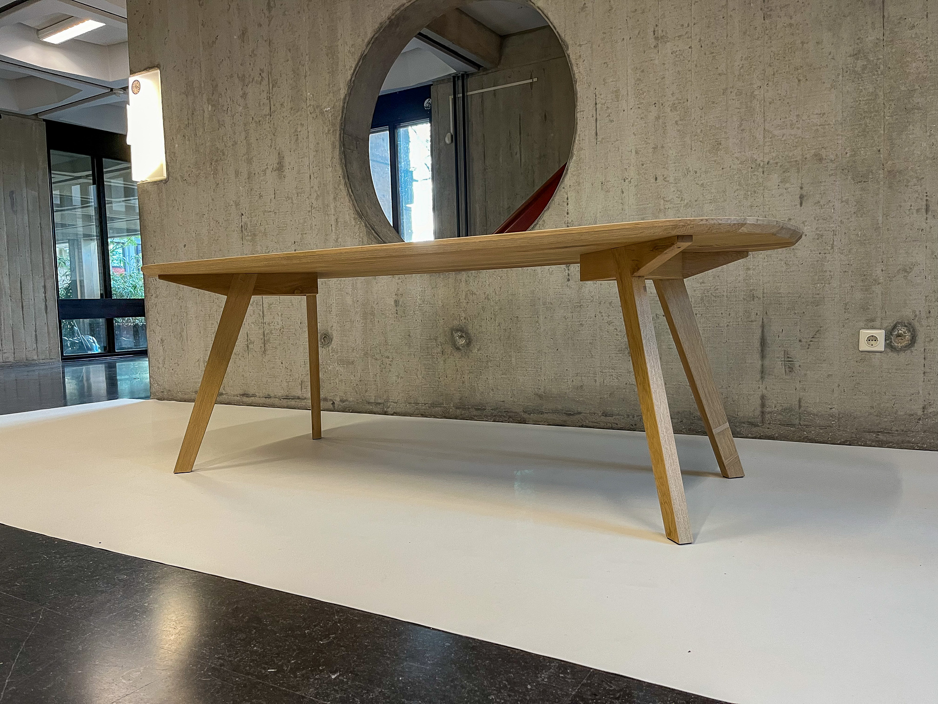 Mooi zicht op dit bijzondere eigen ontwerp onderstel